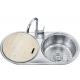 Double Bowl Kitchen Sink OEM SUS304 Stainless Steel Kitchen Sink Press Kitchen Sink With Faucet