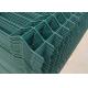 Powder Coated 3mm Dia V Mesh Security Fencing 50*200mm Opening Green Color