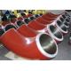 Red Painted 90degree Welded Steel Pipe Elbow Fittings AISI 4130