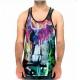New Style Fashion Dry Fit Polyester Sublimation Shirts Sleeveless Tank Tops