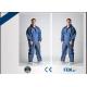 Breathable Tyvek Disposable Coveralls For Dust / Particle / Virus Prevention