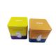 Recyclable Square Loose Leaf Tea Metal Tin Canister With Plug Lid
