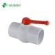 Structure Flexible Ball Valve 1/2-2 Inch ASTM Standard Schedule 40 PVC for Water Supply