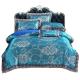 4pcs Colorful Microfiber Printed Queen Bedding Sets for Hotel Luxury and Comfort