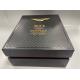 Hinged Closure Red Wine Box Luxury Wine Gift Box With Satin Lining