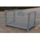 Logistics Zinc Coated 1000kg 50*100mm Wire Mesh Box Pallet