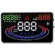 Ouchuangbo 5.5 HUD Car Head Up Display LED Windscreen Projector OBD2 Scanner Speed Warning
