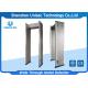 walk through metal detector UB600 with high density fireproof material and high sensitivity for metro and school.etc.
