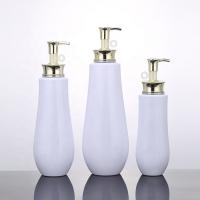750ml White Plastic Lotion Pump Bottle Square Shampoo Hair And Conditioner