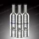 Vodka Screwed Round Shape Glass Bottle Electroplated Sliver 500ml