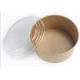 Natural Grease Resistant Kraft Paper Bowls , Salad Hot Takeaway Food Containers