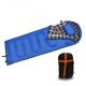 Spill Resistant Envelope Outdoor Camping Sleeping Bag 170T Polyester Soft Hollow Cotton