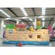 Common Elephant Animals Pirate Ship Inflatable Slide Children cute inflatable Pirate Jump House