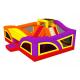 Outdoor Activities Inflatable Fun City Obstacle Course Colorful 0.55mm PVC Tarpulins