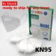 Breathable KN95 Face Mask Dust Proof Comfortable Design With Adjustable Nose Clip