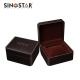 Leather Watch Box with Top And Bottom Box/custom and Inside Material of Beig Velvet