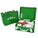 Survival Workplace First Aid Kit Wall Bracket Plastic Green Box Workshop 25x18.5x9cm