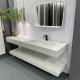 Washbasin New Italian Design White Color Sanitary Ware Bathroom Double Wash Basin Sink