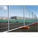 Simple Structure Galvanized Temporary Fence 32*1.5mm Tube Size For Sports Field