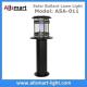 60cm 24Inch Height Black Sensor Westinghouse Solar Bollard Lawn Light Stainless Steel Landscaping Yard Driveway Lamp