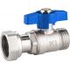 5401B Gas Stove Ball Valve Brass Supply Valve DN15 DN20 for Tap Water with Plastic Pipe Adapter x Flexible Female Nut