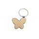 Butterfly Cute Small Keychains Eco Friendly Zinc Alloy Bamboo Material