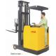 Stand Up High Lift Reach Truck Forklift 1 Ton Low Noise Max Lift Height 6.2m