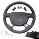 Hand Sewing Custom Black Artificial Leather Steering Wheel Cover for Chevrolet Lova Aveo 2004 2005 2006 2007 2008 2009 2010 2011