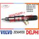 Common Rail Fuel Diesel Injector 20564930 BEBE4D13001 BEBE4D13101 85000590 E3.18  for VOL D16 3145 / VOL  MD16