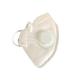 Kn95 Exhalation Valve Respirator Breathing 4 Ply Disposable N95 Ffp3 Ffp2 Protection