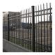 2.1x2.4m 7x8ft Powder Coated Spear Top Black Aluminum Fence Panels for Home Garden