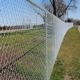 Hot dip Galvanized 6ft chain link fencing top with barbed wire