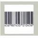 8.2MHz DisposableTransparent Thermal EAS RF Label Security Barcode Labels