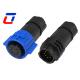 Push Locking Outdoor Waterproof Connector PA66 M19 IP67 Connector 7 Pin