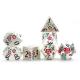 Zinc Alloy Polygonal Plum Blossom Metal Dice Suite Dragon And Dungeon DND