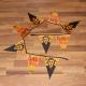 Halloween Triangle Flag Bunting Ghost