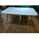 150*90*78cm Wrought Iron Marble Table