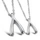 New Fashion Tagor Jewelry 316L Stainless Steel couple Pendant Necklace TYGN049