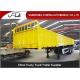 2 / 3 Axles 40ft Flatbed Side Wall Semi Trailer Fence Height 600mm - 1800mm