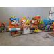 Home Decoration Gift Fiberglass Cartoon Characters With Painting Surface