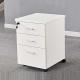 16 Inch Office Wooden Filing Cabinets Rolling White File Cabinet