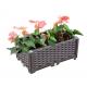 Manufacturer rattan multifunctional plastic planting box roof garden balcony vegetable planting box outdoor combined flo