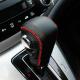 Black Leather Gear Shift Knob Cover for Honda CRV CR-V 2012 2013 2014 Automatic