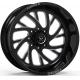 Gloss Black Machined Customized 4x4 Wheels/ 20X12 ET -44 4x4 Off Road Rims