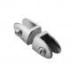 Fixed Glass Holder YS-023, Zinc Alloy,  for glass 10mm, finishing chrome or Satin