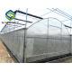 Arch Roof White 4m Polyethylene Film Greenhouse For Fruit