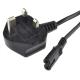 Fully Molded UK Power Cord No Electricity Leakage For Consumer Electronics