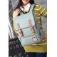 New design 2018 wholesale student laptop backpack popular canvas student backpack bag