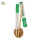 Personalized 21cm Chinese Food Chopsticks , Paper Sleeve Bamboo Chopsticks Disposable