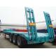 heavy duty 60 tons low bed transportation trailer with 3 axles for sale